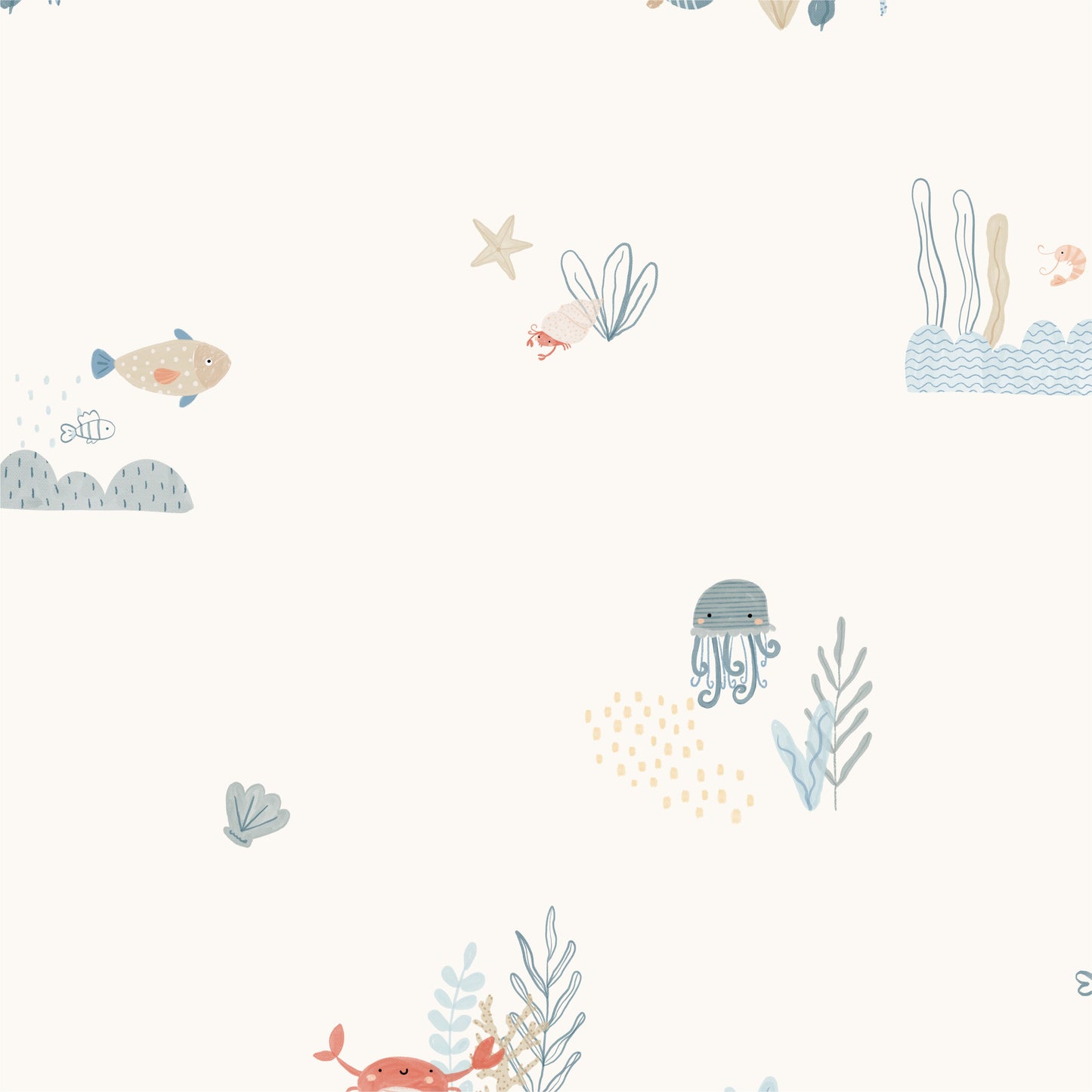 Papel de Parede Enseada color Areia 2,80 x 0,45 m