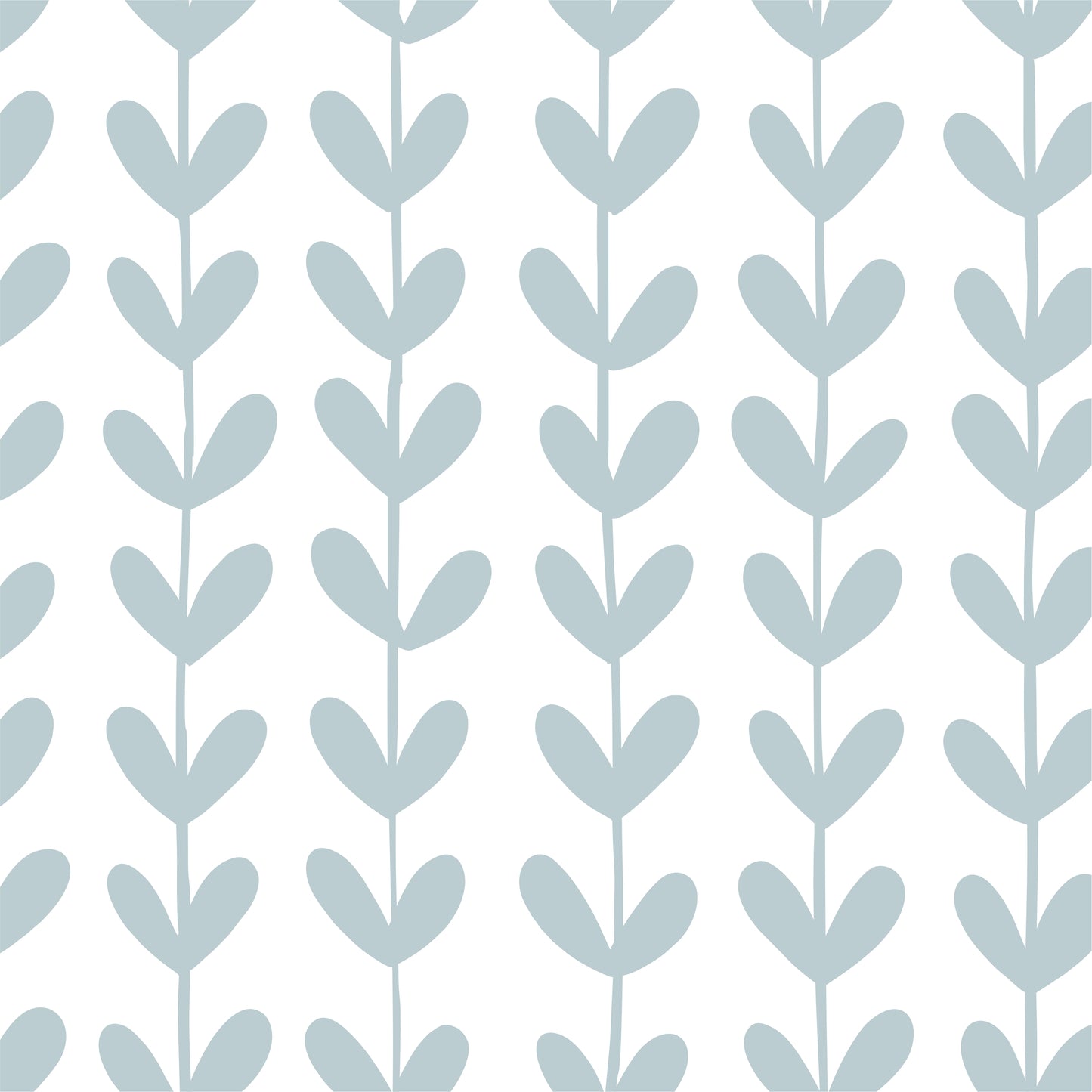 Papel de Parede Vaso de Alecrim Azul 2,80 x 0,45 m