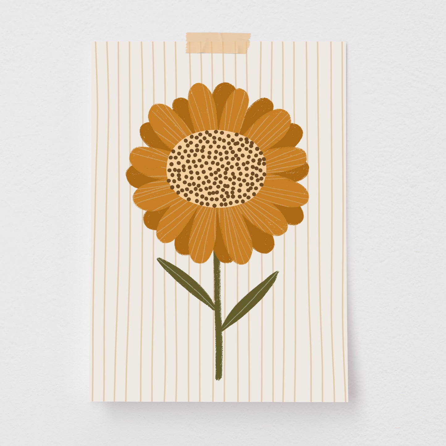 Pôster Decorativo Girassol