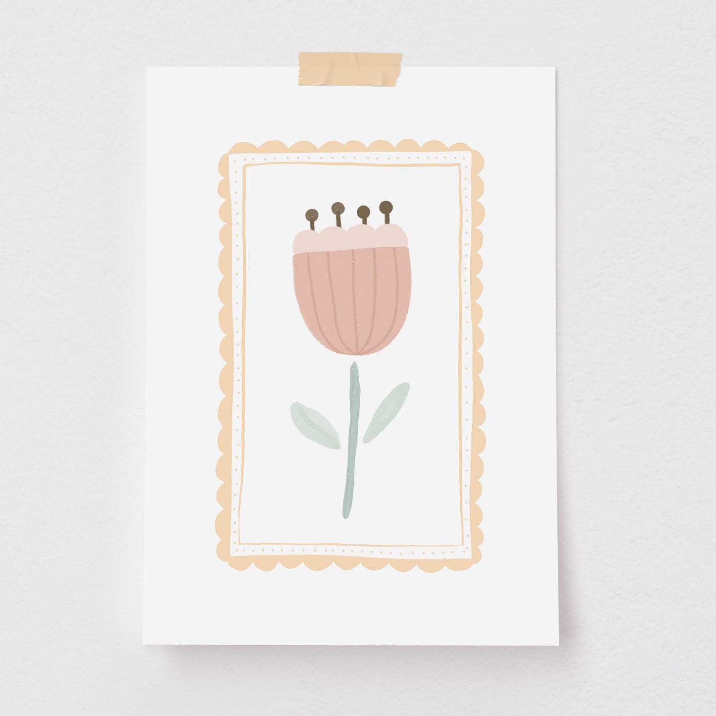 Pôster Decorativo Tulipa