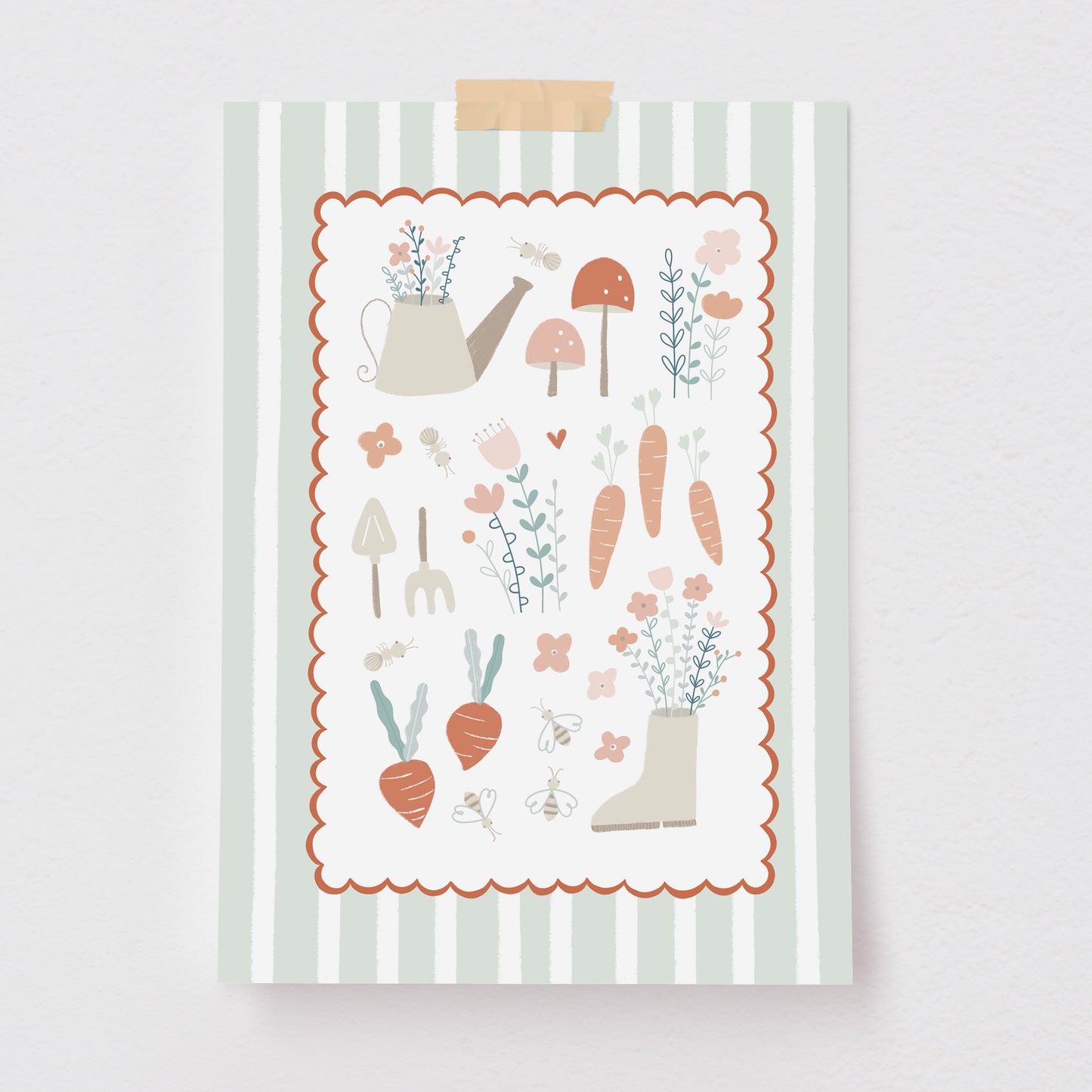 Pôster Decorativo Jardinagem