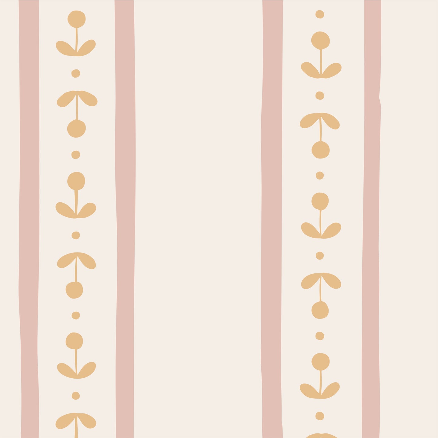 Papel de Parede Caminho de Sementes Rosa 2,80 x 0,45 m
