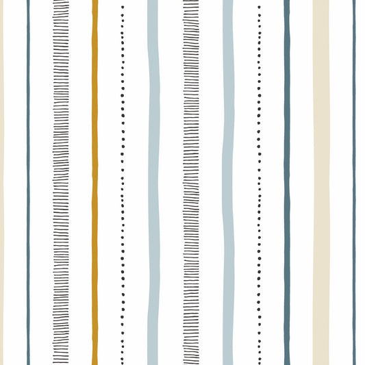Papel de Parede Trama Azul 2,80 x 0,45 m