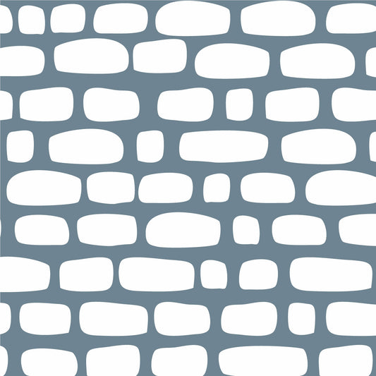 Papel de Parede Bricks color Cobalto 2,80 x 0,45 m