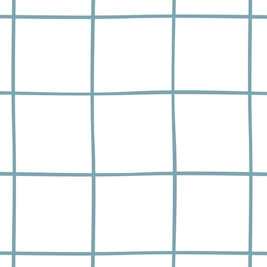 Papel de parede grid azul - Maracujá – Rolo 2,80 x 0,45 m