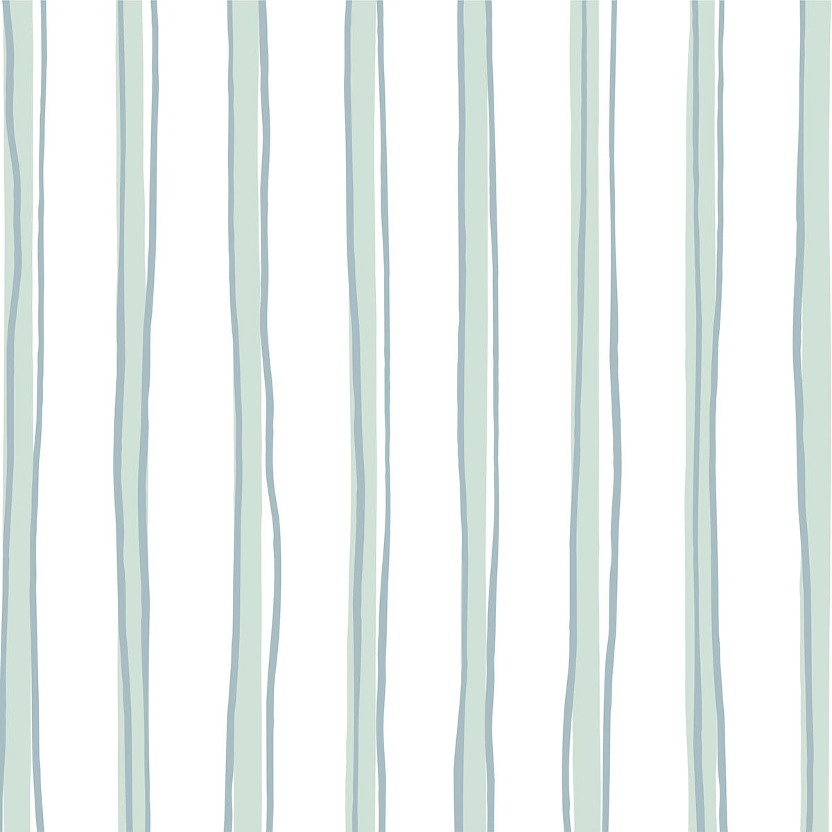 Papel de parede Listrado Duo Eucalipto - Maracujá – Rolo 2,80 x 0,45 m
