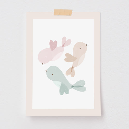 Pôster Decorativo Three Little Birds