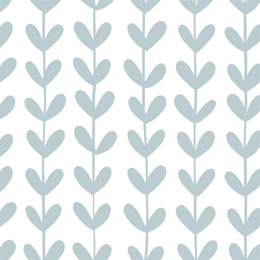 Papel de Parede Vaso de Alecrim Azul  2,80 x 0,45 m