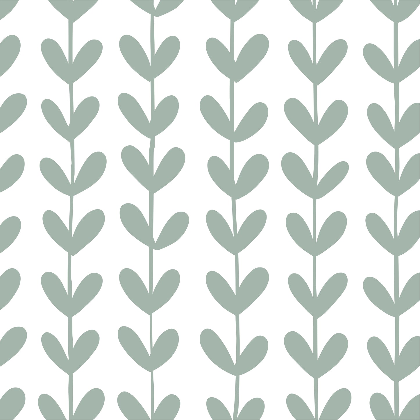 Papel de Parede Vaso de Alecrim Verde  2,80 x 0,45 m