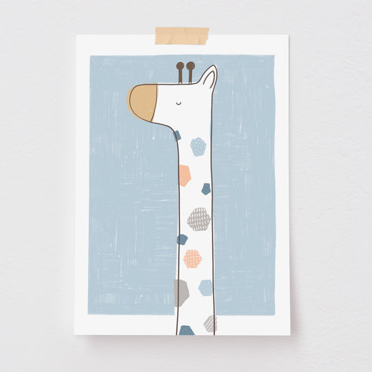 Pôster Decorativo Girafa