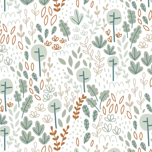 Papel de Parede Na Selva Verde 2,80 x 0,45 m