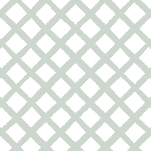 Papel de Parede Treliça Verde  2,80 x 0,45 m