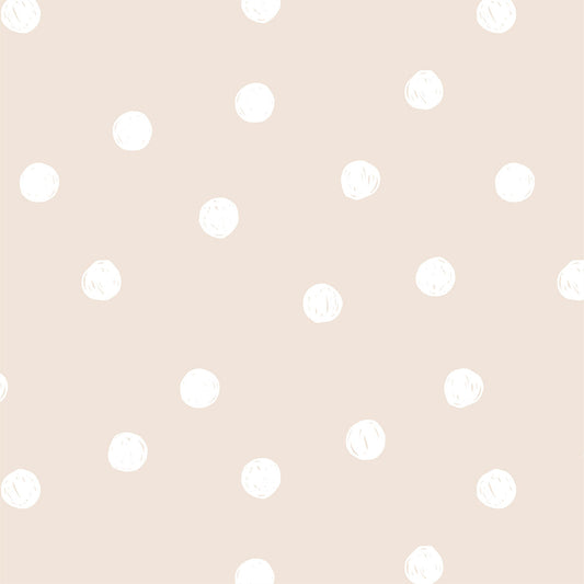Papel de parede Confete fundo bege - Maracujá – Rolo 2,80 x 0,45 m