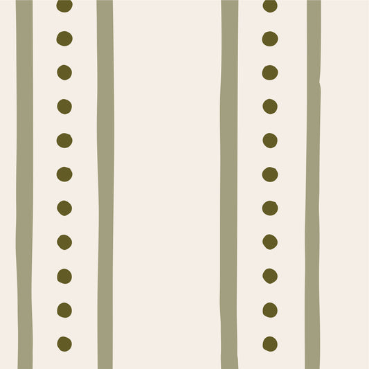 Papel de Parede Caminho de Sementes Verde  2,80 x 0,45 m