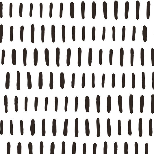Papel de Parede Graminha P&B 2,80 x 0,45 m