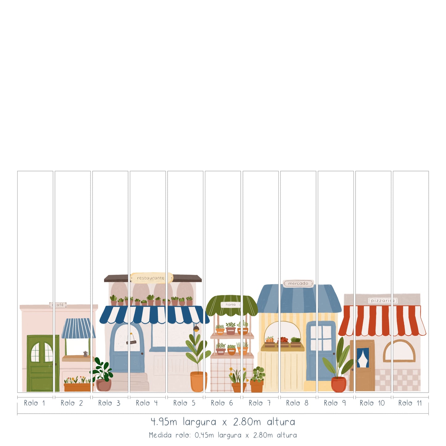 Painel de Parede Cidade Mamma Vanzetto