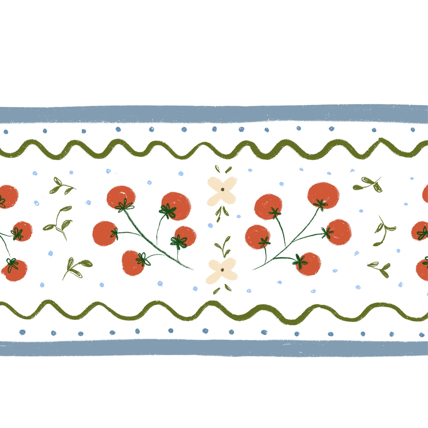 Border de Parede Tomatinhos Mamma Vanzetto