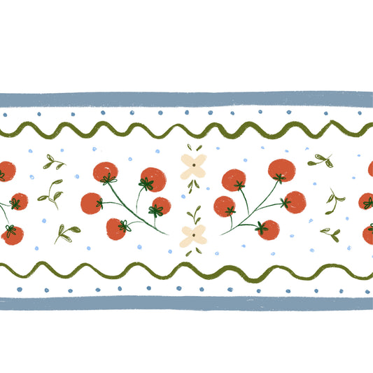 Border de Parede Tomatinhos Mamma Vanzetto