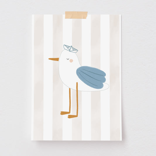 Pôster Decorativo Gaivota