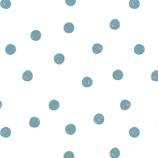 Papel de parede Confete azul - Maracujá – Rolo 2,80 x 0,45 m