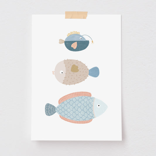 Pôster Decorativo Glub Glub