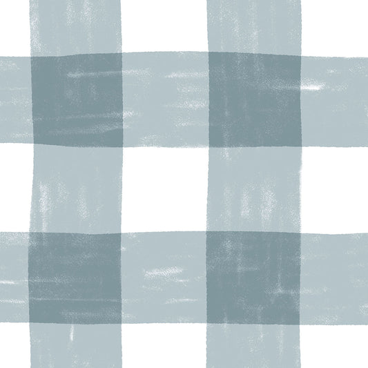 Papel de Parede Vichy P Azul Pedra 2,80 x 0,45 m
