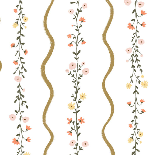Papel de parede Fita musgo - Maracujá – Rolo 2,80 x 0,45 m