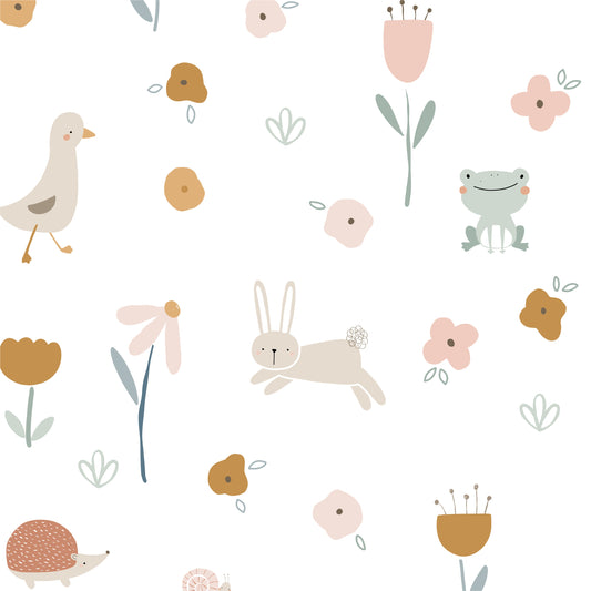 Papel de Parede Um pulo no Quintal  2,80 x 0,45 m