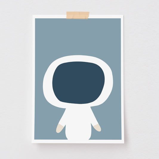 Pôster Decorativo Quero ser um Astronauta!