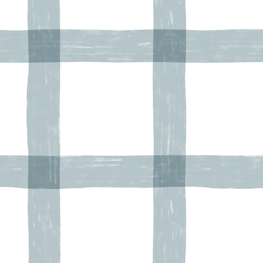 Papel de Parede Vichy G Azul Pedra 2,80 x 0,45 m