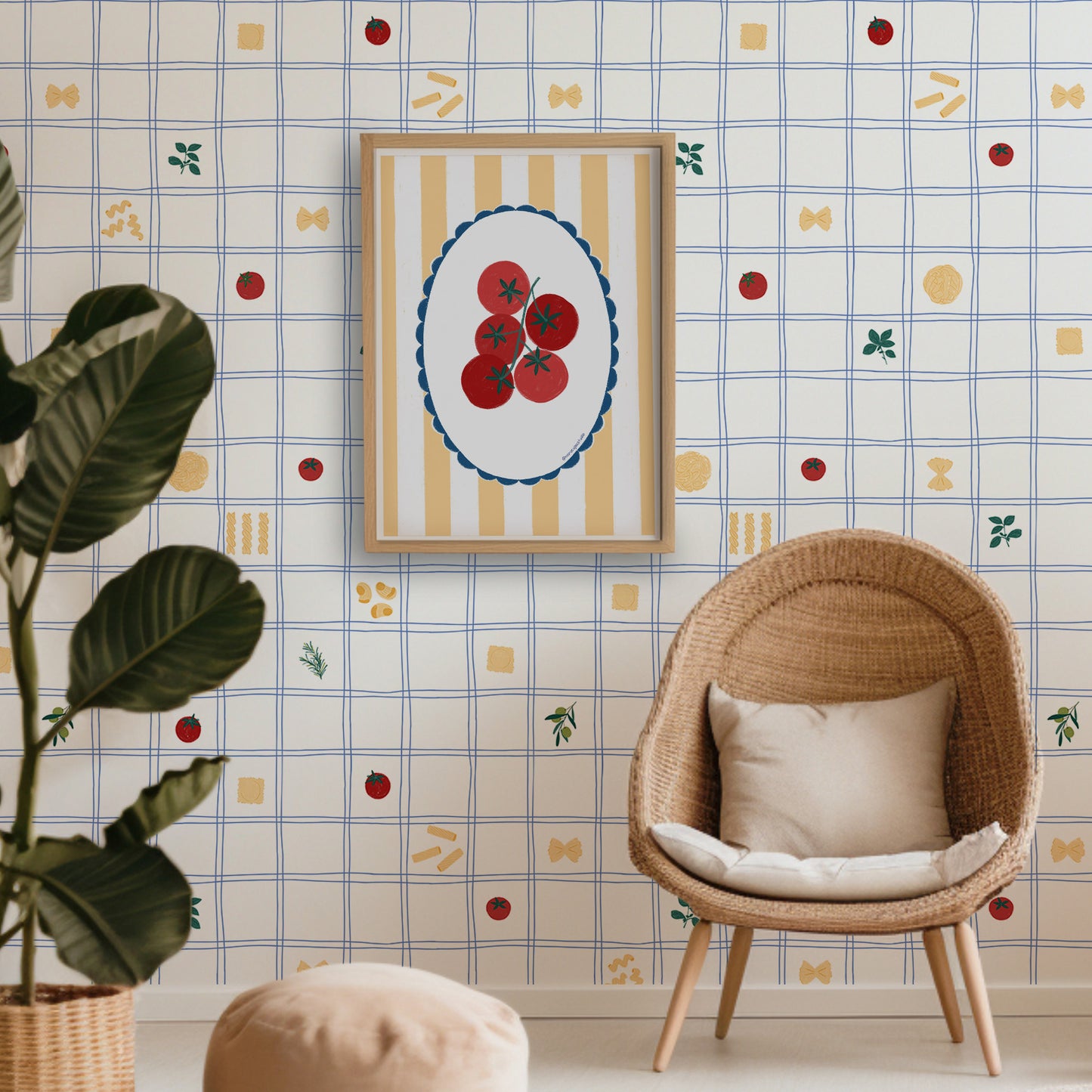 Pôster Decorativo Tomatinhos Mamma Vanzetto